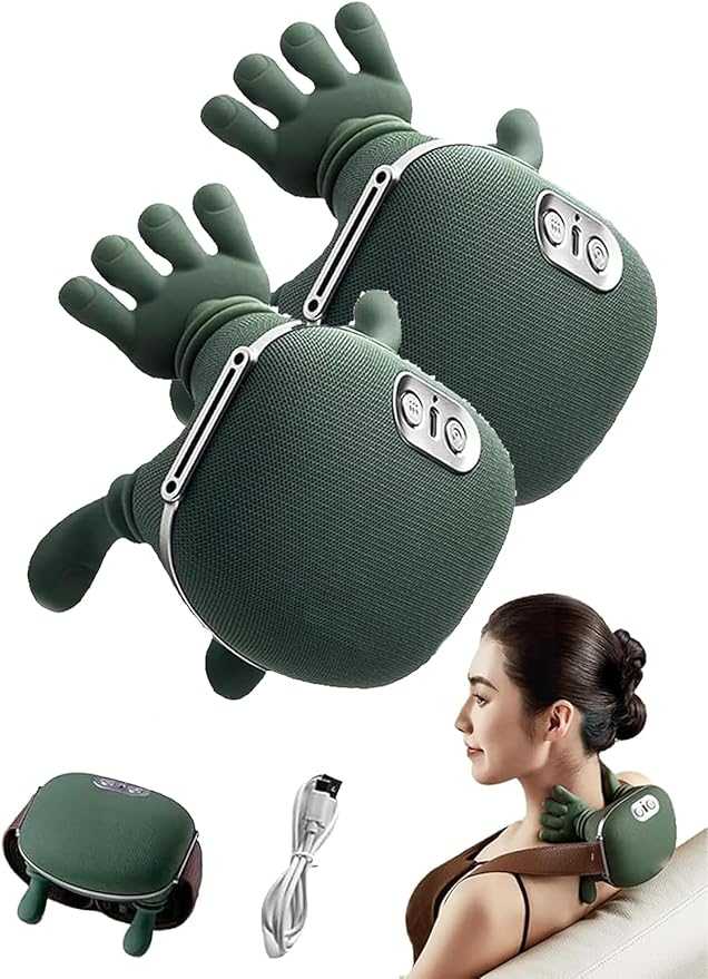 Deep Tissue Neck & Back Massager for Pain Relief & Muscle Relaxatio