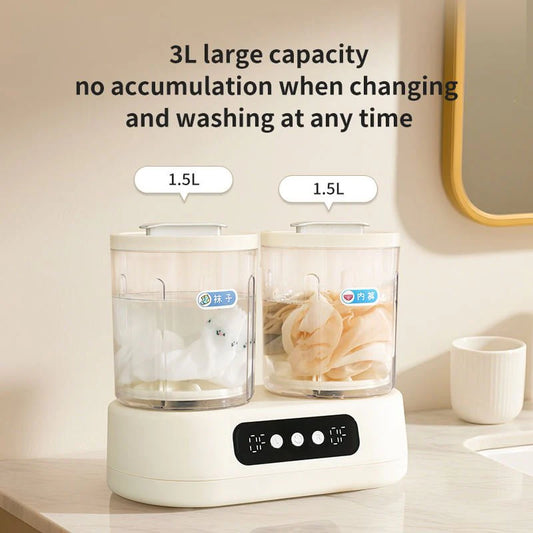 Portable Mini Washing Machine Double Bucket – Compact Twin Tub Washer UAE