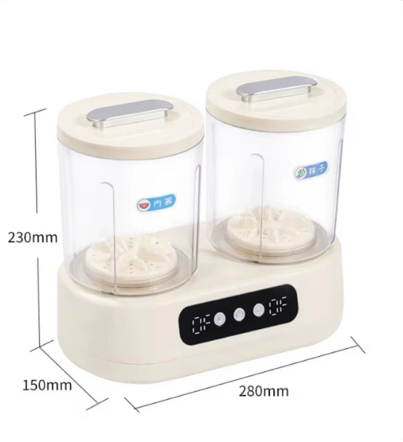 Portable Mini Washing Machine Double Bucket – Compact Twin Tub Washer UAE